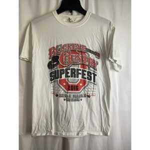 2016 Buckeye Country SuperFest Concert SHIRT small OSU Horseshoe Size Medium